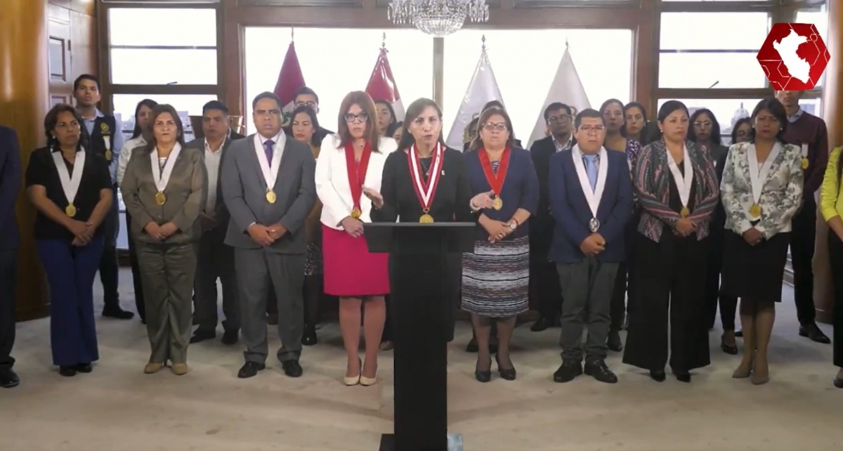 Fiscal de la Nación presenta denuncia constitucional contra la presidenta Dina Boluarte