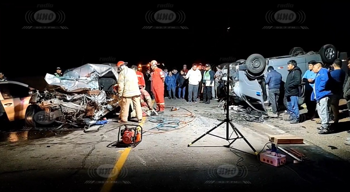 Two dead and 16 injured after truck and van collide in Panamericana.