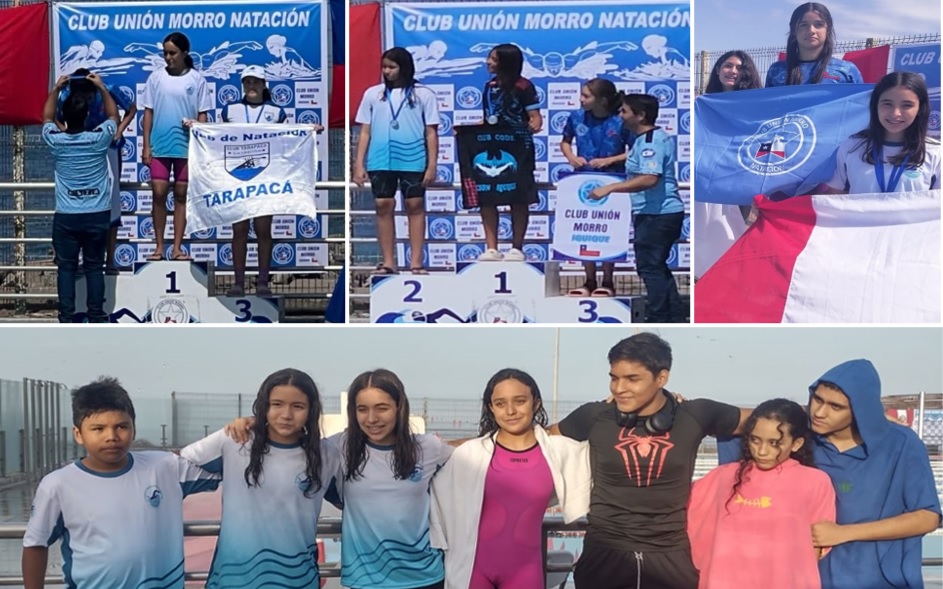 Club Acuática de Tacna logra medallero en Chile 