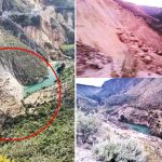 Peligro en Candrave por derrumbe que obstruye río Callazas 