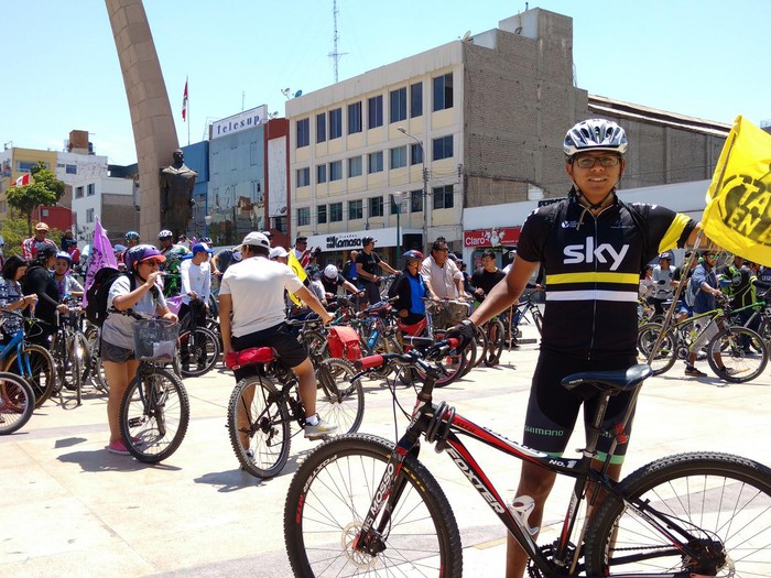 Ciclistas exigen respeto en el Día Mundial de la Bicicleta