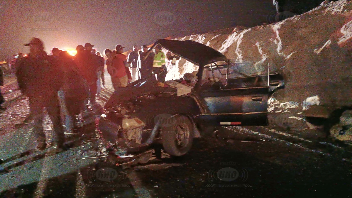 Violento choque deja un fallecido y varios heridos en la Panamericana Sur