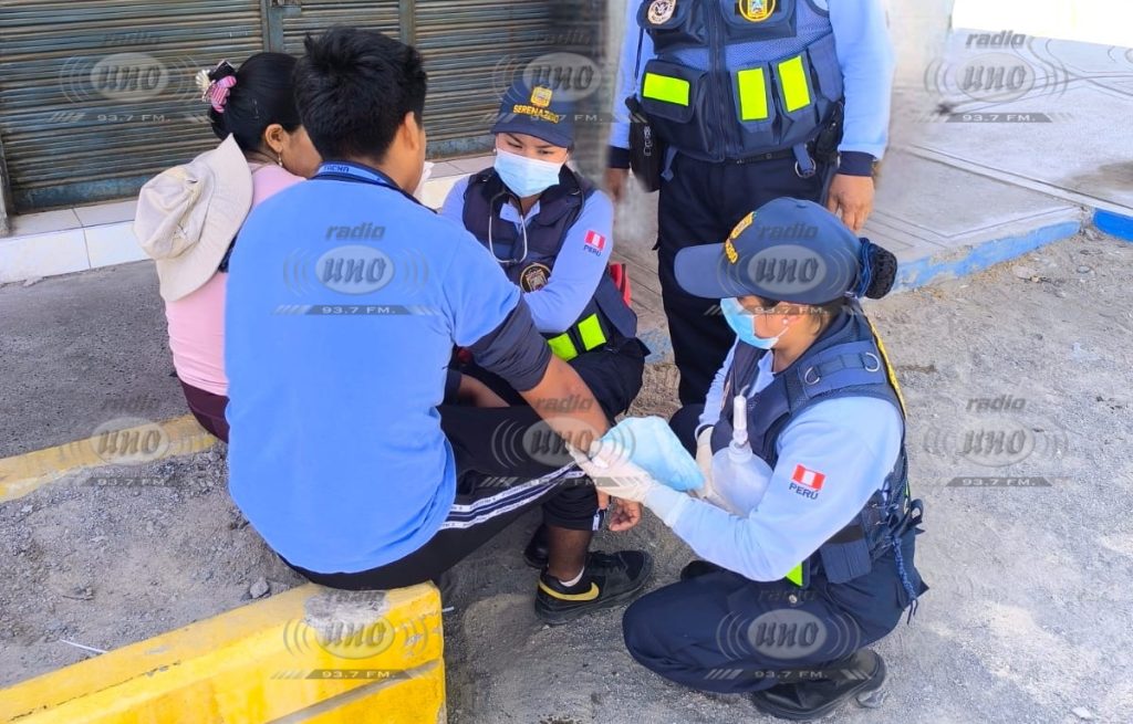 Madre y sus dos hijos resultan heridos en accidente de tránsito