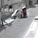 Tres heridos deja violenta colisión entre taxi y mototaxi