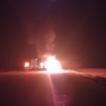 Vehículo se incendia en Panamericana Sur