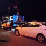 Chofer de auto con placa chilena fuga tras chocar con motocarga en Gregorio Albarracín