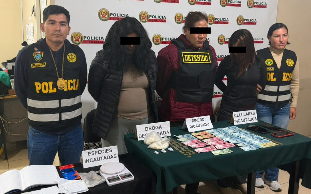 Desarticulan presunto clan familiar dedicado al microtráfico en Alto Ilo