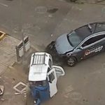 Buscan a taxista fugado tras violento choque contra mototaxi en Gregorio Albarracín