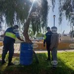 Intervienen a sindicado de sustraer material de la obra Villa Magisterial