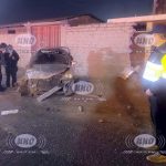 Violento choque en Pocollay deja heridos y daños en vivienda