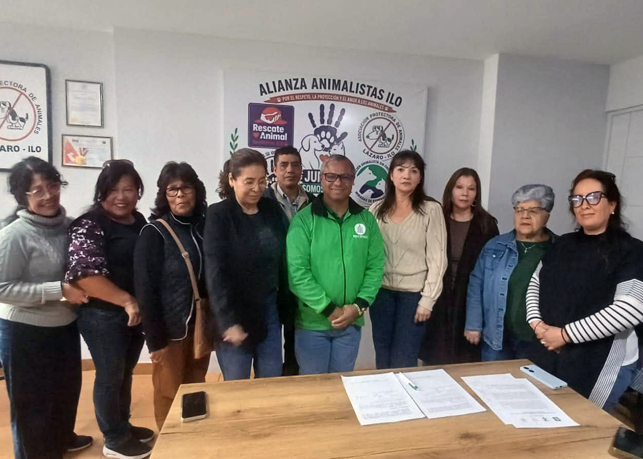 Tres candidatos a la Alcaldía de Ilo suscriben compromiso por la protección animal
