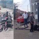 Motociclista resulta herido al ser impactado por un auto en el Cercado