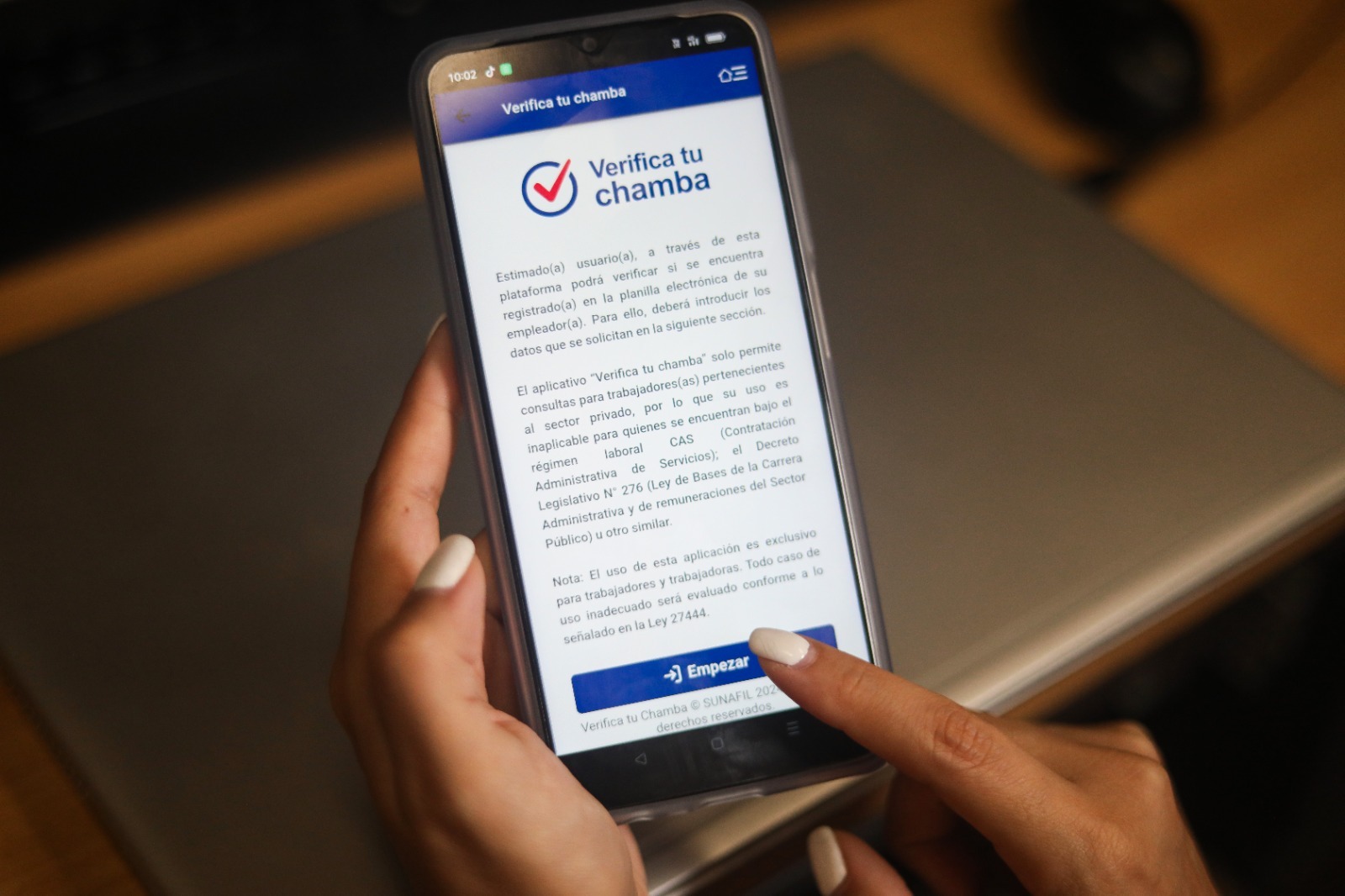 Sunafil: aplicativo “Verifica tu Chamba” permitió incorporar a más de 830 mil personas a la planilla electrónica