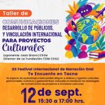 Taller internacional busca fortalecer la gestión y promoción de proyectos culturales en Tacna