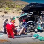 A cinco se eleva número de fallecidos en choque frontal de buses en la Binacional
